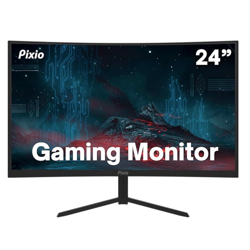 Amazon.co.jp: Pixio PXC243 S 24 inch 1500R Curve VA Panel